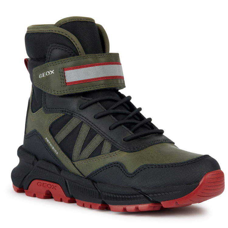 Geox Geox J Flexyper Plus ABX Military/Red