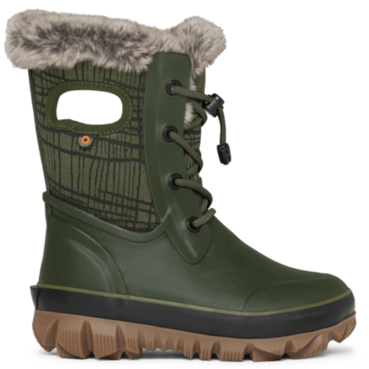 Bogs Bogs Arcata II Cracks Dark Green