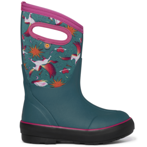 Bogs Classic II Space Pegasus Teal Multi (Child 2 + Youth 4)
