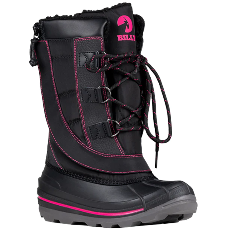 Billy Footwear Billy Ice II Winter Boot Black/Pink
