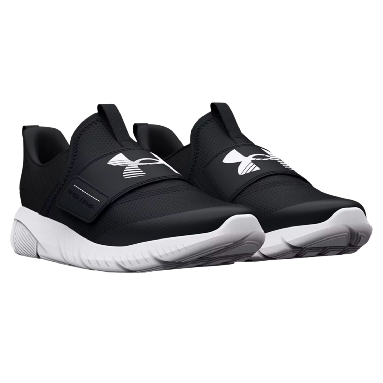 Under Armour GS Flash Black White Youth Shoes in Canada Kiddie