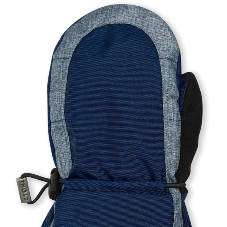 Stonz Stonz Youth Mitts Navy/Heather Grey