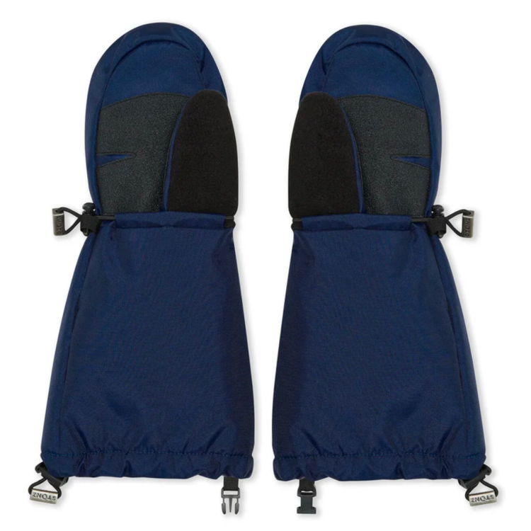 Stonz Stonz Youth Mitts Navy/Heather Grey