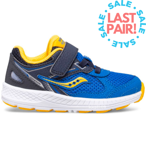 Saucony Cohesion 14 A/C Jr Blue/Yellow (Toddler 6)