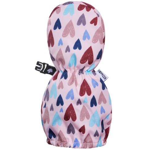 Kombi The Baby Bear Infant Mitt Doodle Hearts (Size 6 - 12M)