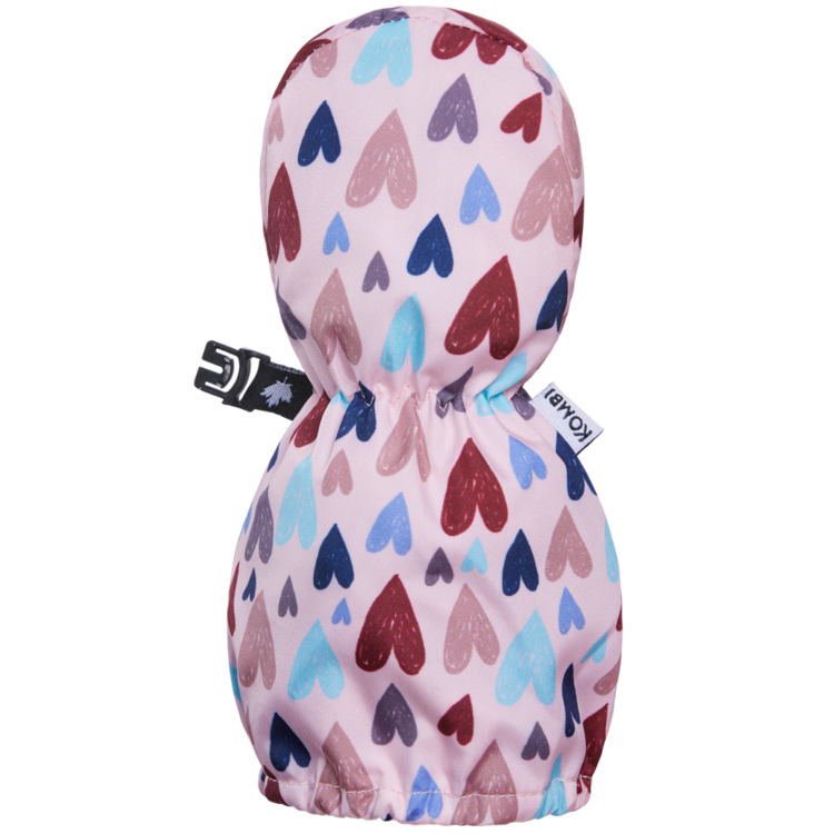 Kombi Kombi The Baby Bear Infant Mitt Doodle Hearts