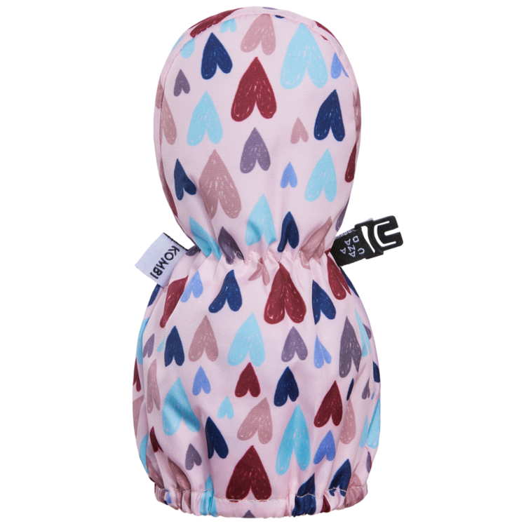 Kombi Kombi The Baby Bear Infant Mitt Doodle Hearts