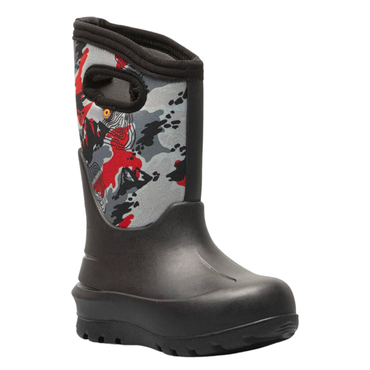 Bogs Bogs Neo-Classic Topo Camo Black Multi