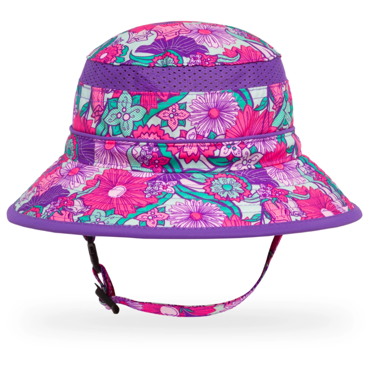 Sunday Afternoons Sunday Afternoons Kids Fun Bucket Hat Flower Garden/Grape