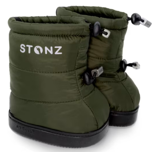 Stonz Puffer Booties Pine