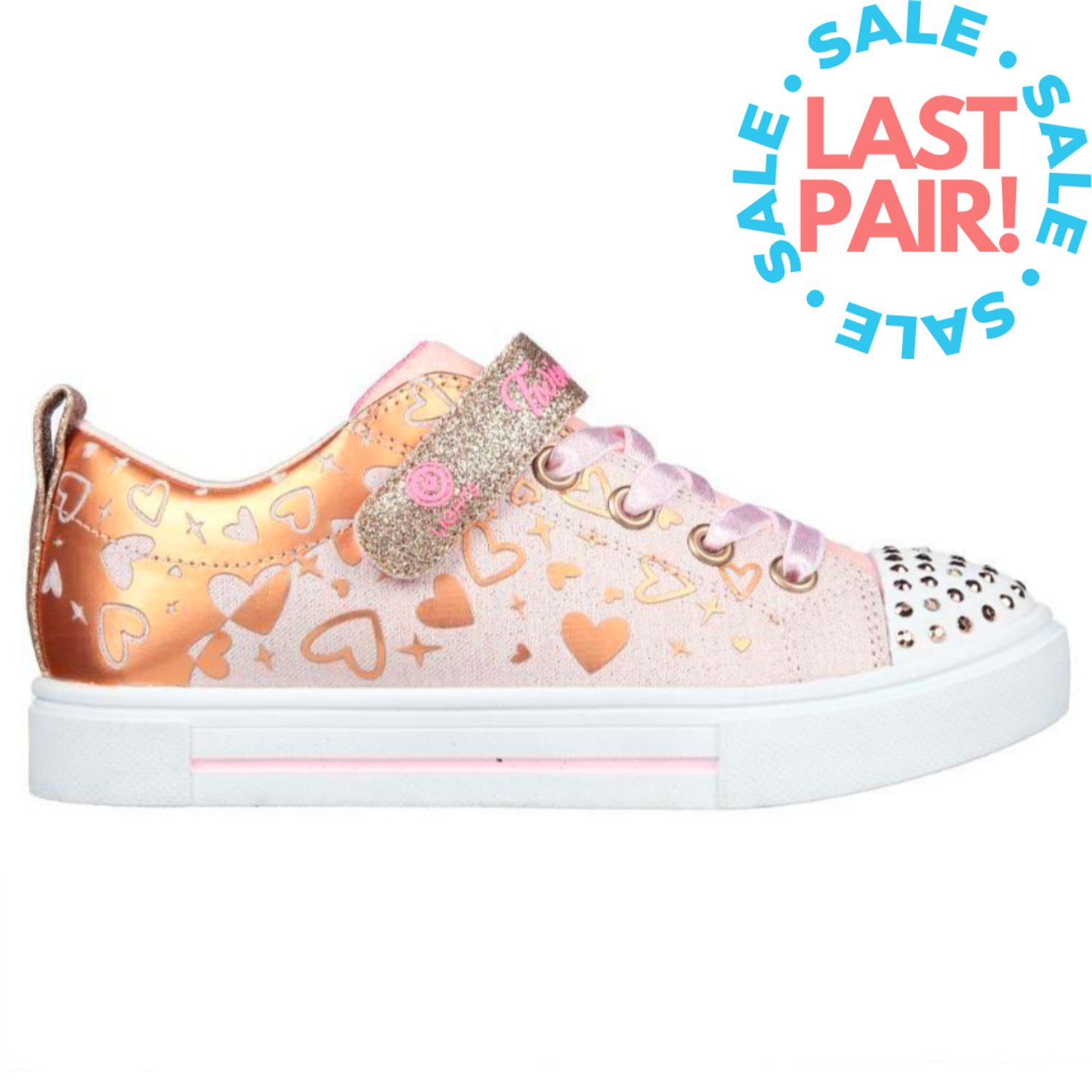 Skechers twinkle deals toes clearance