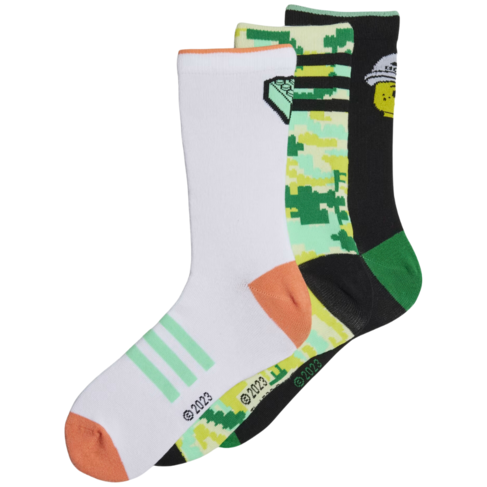 Adidas x LEGO® Play Socks 3PK (Toddler 7 - 9.5)