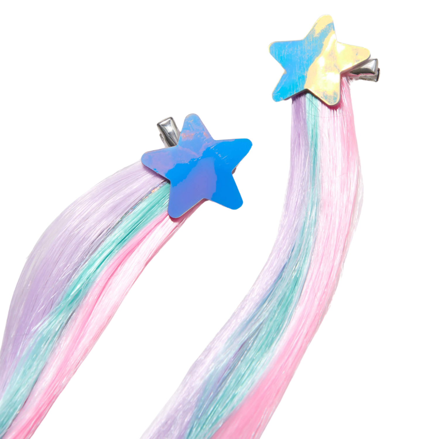 Hatley Shining Stars 2 Pack Faux Hair Extensions Clips Hatley Shining Stars 2 Pack Faux Hair Extensions Clips