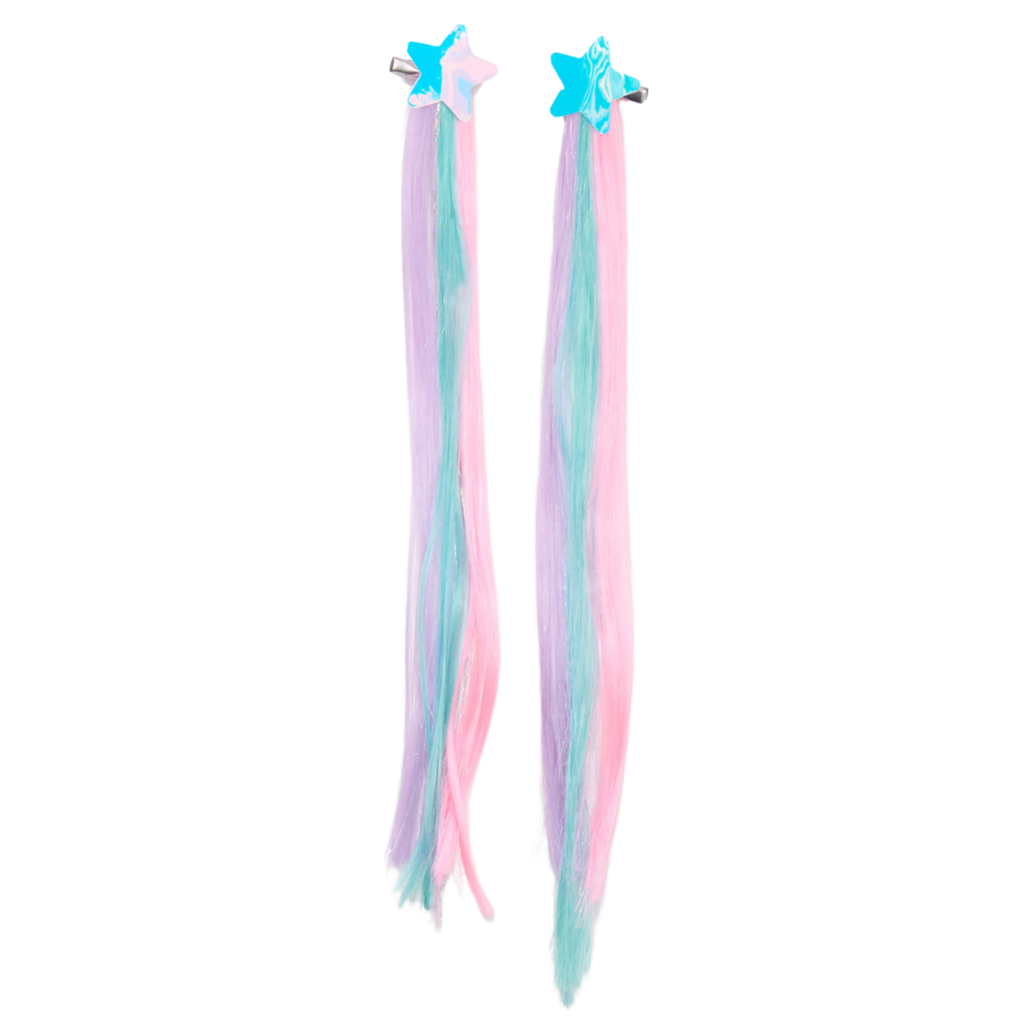 Hatley Shining Stars 2 Pack Faux Hair Extensions Clips Hatley Shining Stars 2 Pack Faux Hair Extensions Clips