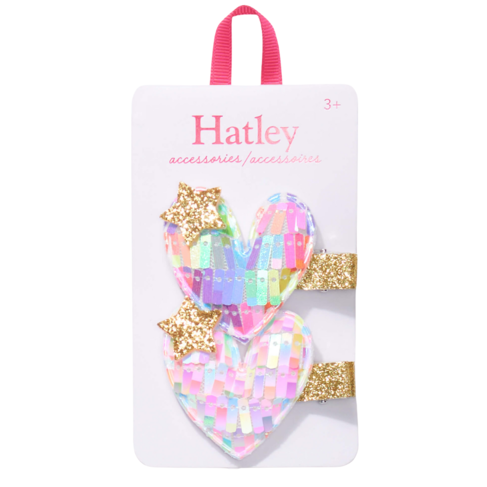 Hatley Colourful Hearts Hair Clips