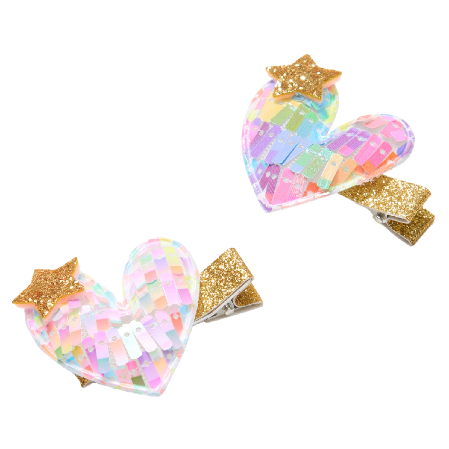 Hatley Hatley Colourful Hearts Hair Clips