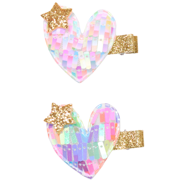 Hatley Hatley Colourful Hearts Hair Clips