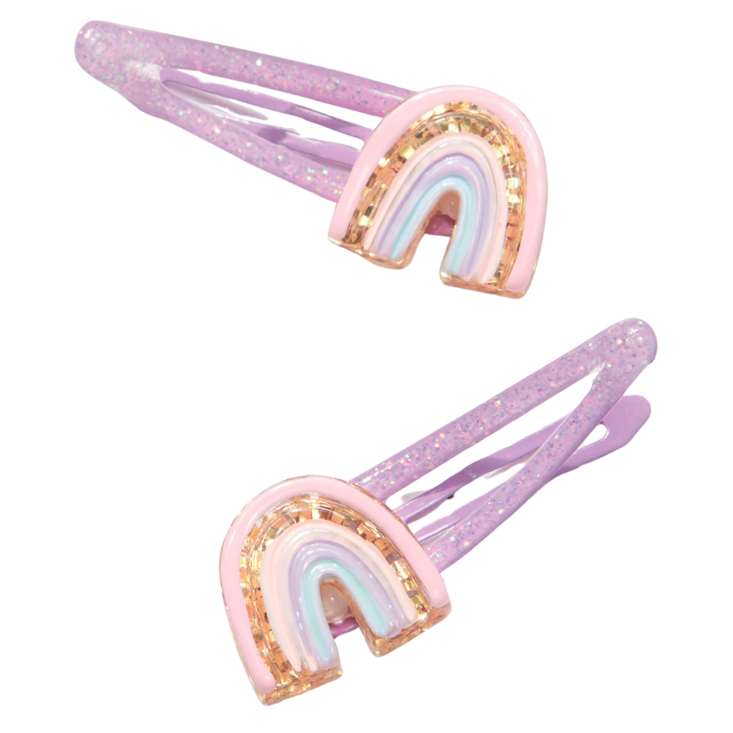 Hatley Sparkle Rainbow Snap Hair Clips Hatley Sparkle Rainbow Snap Hair Clips