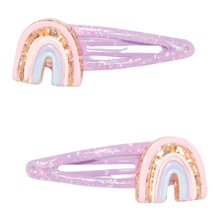 Hatley Hatley Sparkle Rainbow Snap Clips