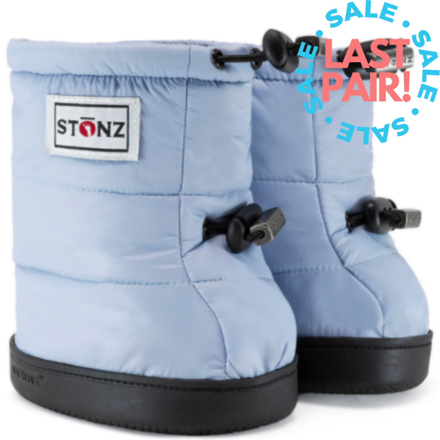 Stonz Puffer Booties Haze Blue Kids Shoes in Canada Kiddie