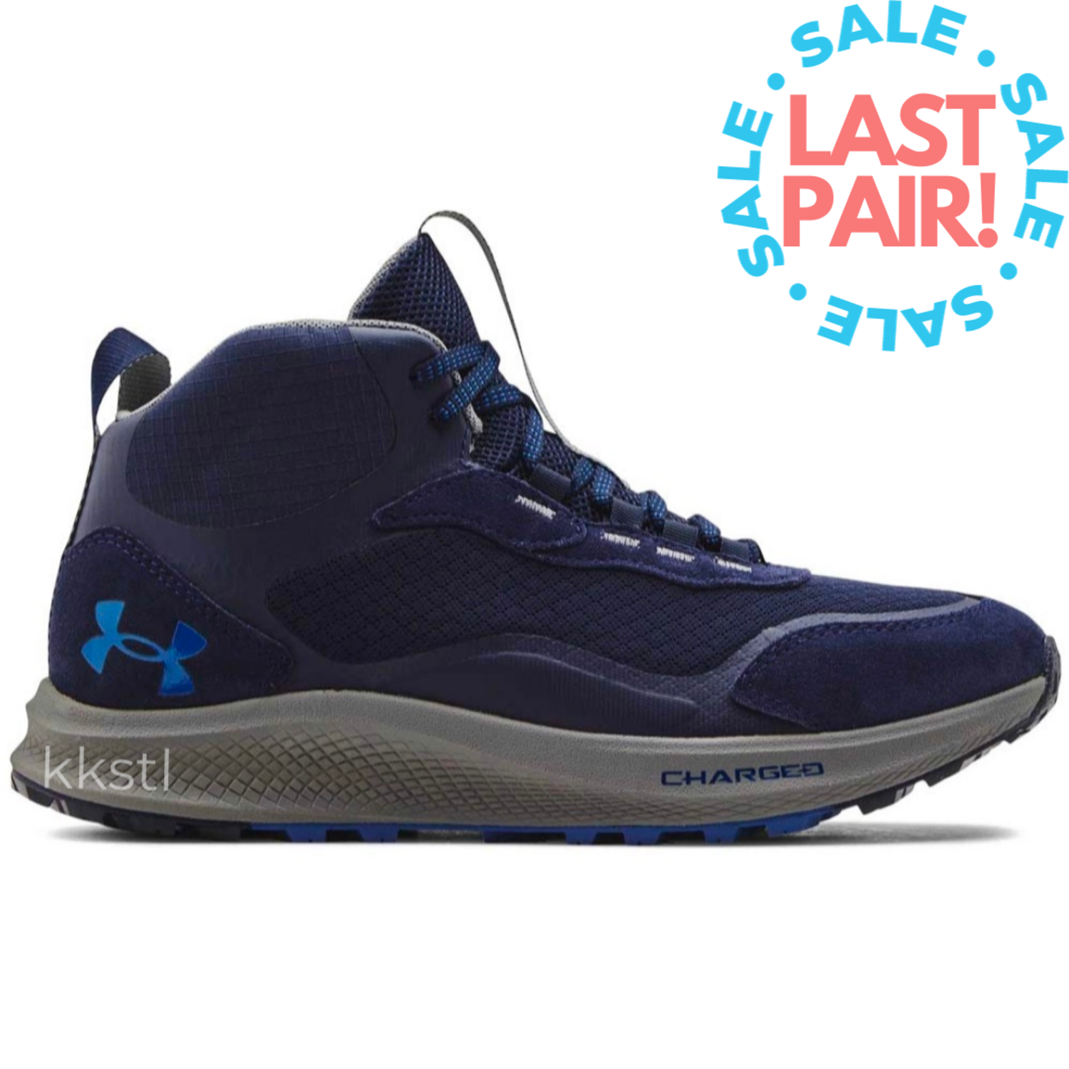 Navy under shop armour shoes