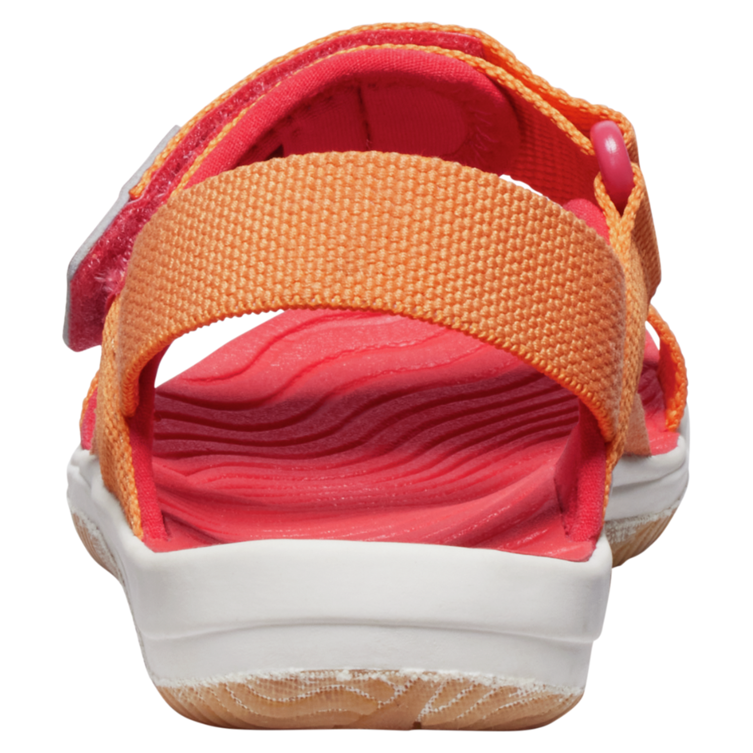Keen Elle Backstrap Tangerine/Cayenne Kids Shoes in Canada