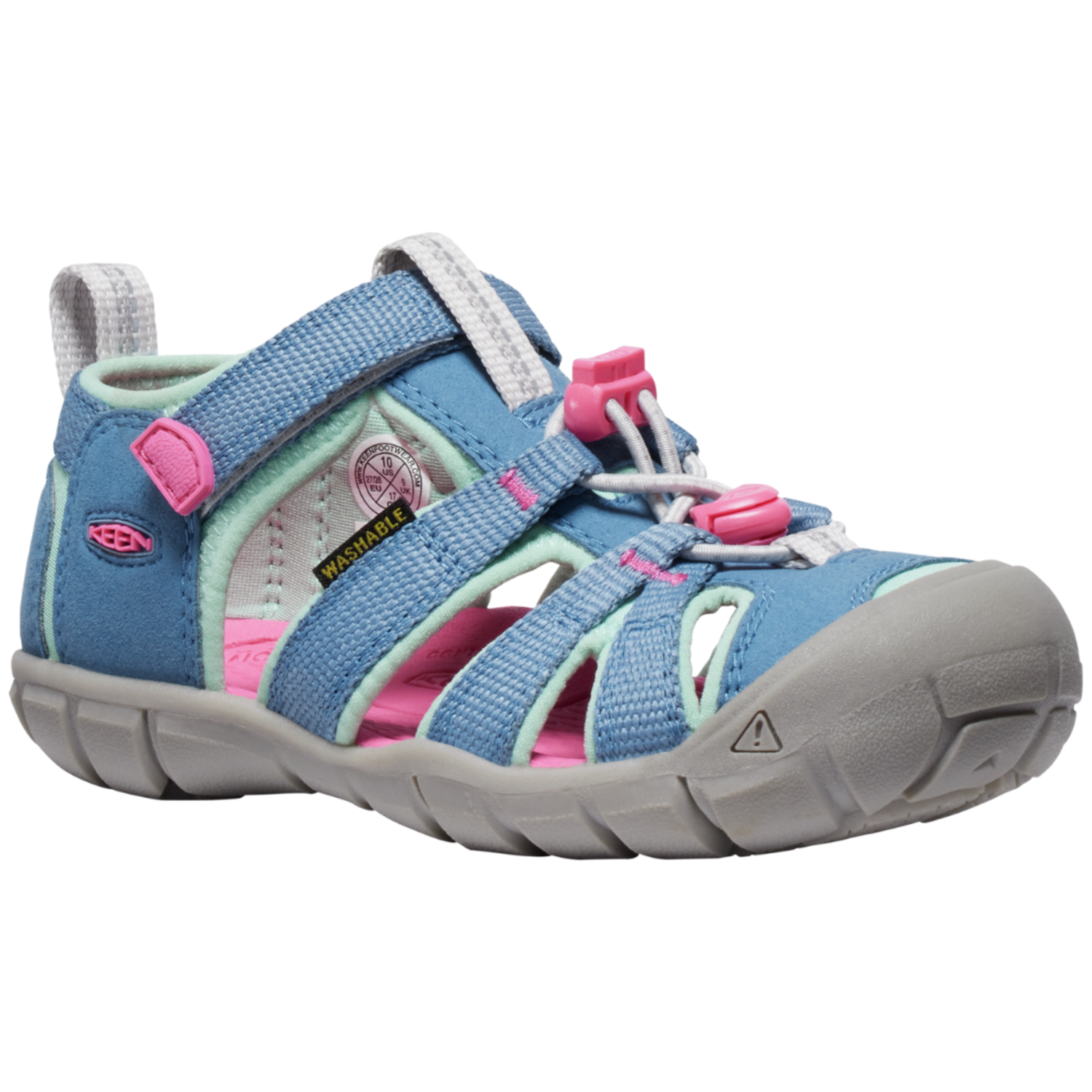 Keen Seacamp II CNX Coronet Blue/Hot Pink - Kids Shoes in Keen Seacamp II CNX Coronet Blue/Hot Pink - Kids Shoes in