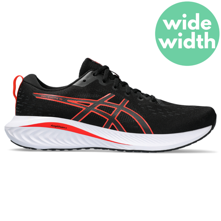 Asics Asics Men's Gel Excite 10 Black/True Red (Extra Wide)
