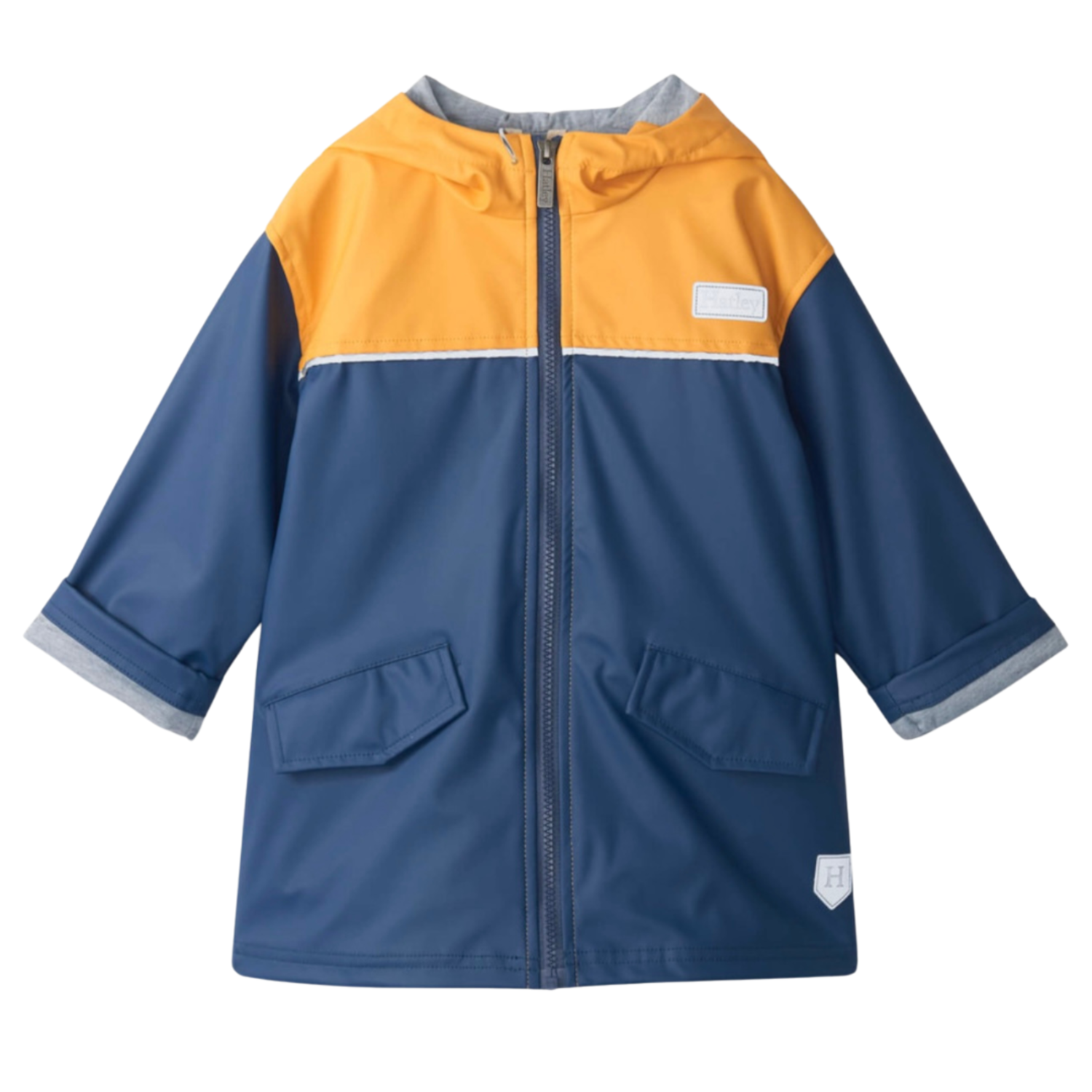 Hatley Mariner Rain Jacket - Yellow and Navy Hatley Mariner Rain Jacket - Yellow and Navy