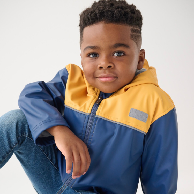 Hatley Hatley Mariner Rain Jacket Yellow/Navy