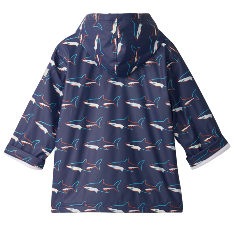 Hatley Hatley Colour Change Sharks Rain Jacket