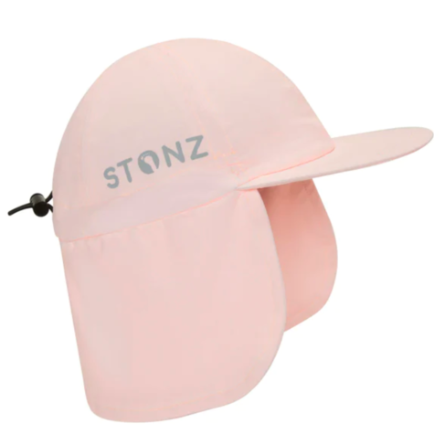 Stonz Flap Cap Sun Hat Haze Pink