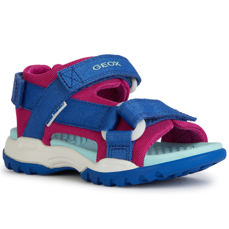 Geox Geox J Borealis (O/T) Dk Royal/Cyclamen