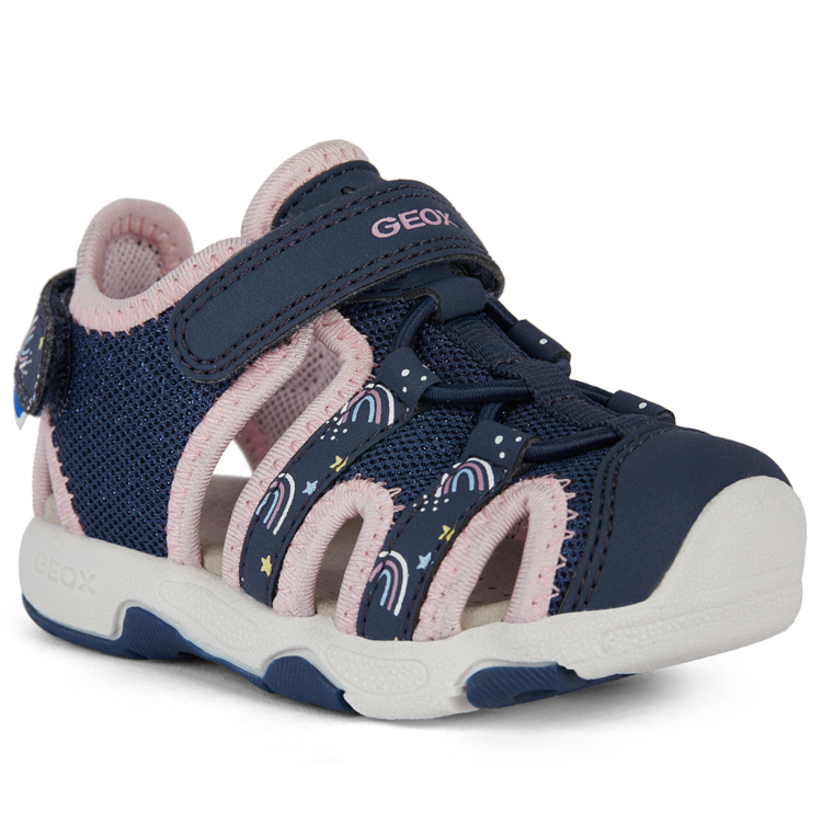 Geox Geox B Sandal Multy Navy/Lt Pink