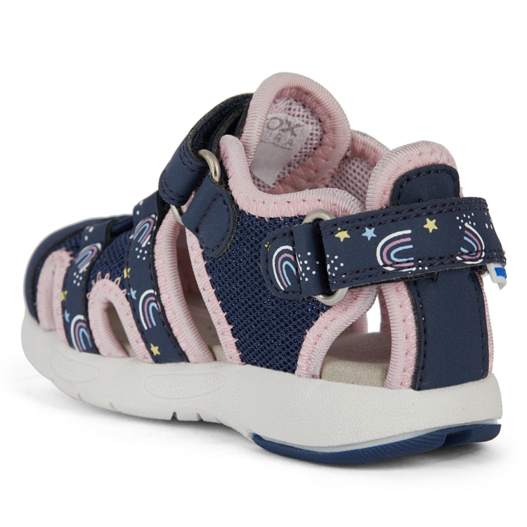 Geox Geox B Sandal Multy Navy/Lt Pink