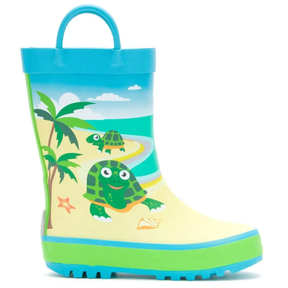 Aqua Kiks Boys' Dinosaur Water Shoes - black/yellow, 8 toddler
