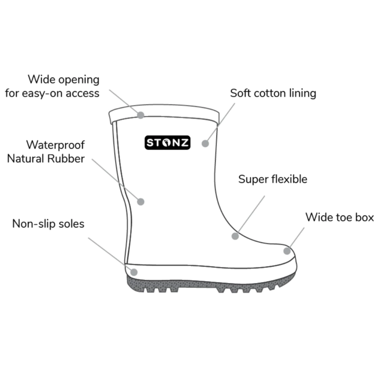 Stonz Stonz Rain Boot Yellow