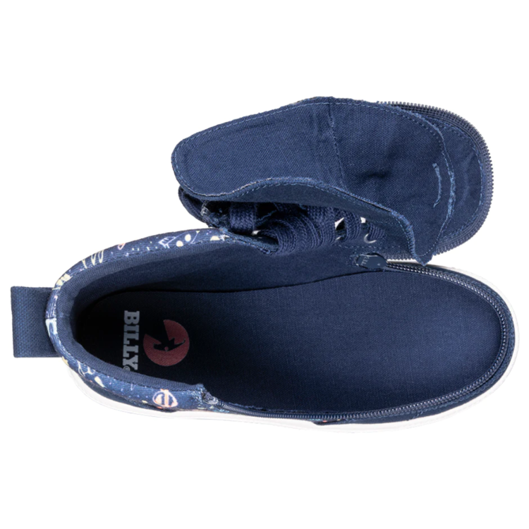 Billy Footwear Billy Classic High Navy Space