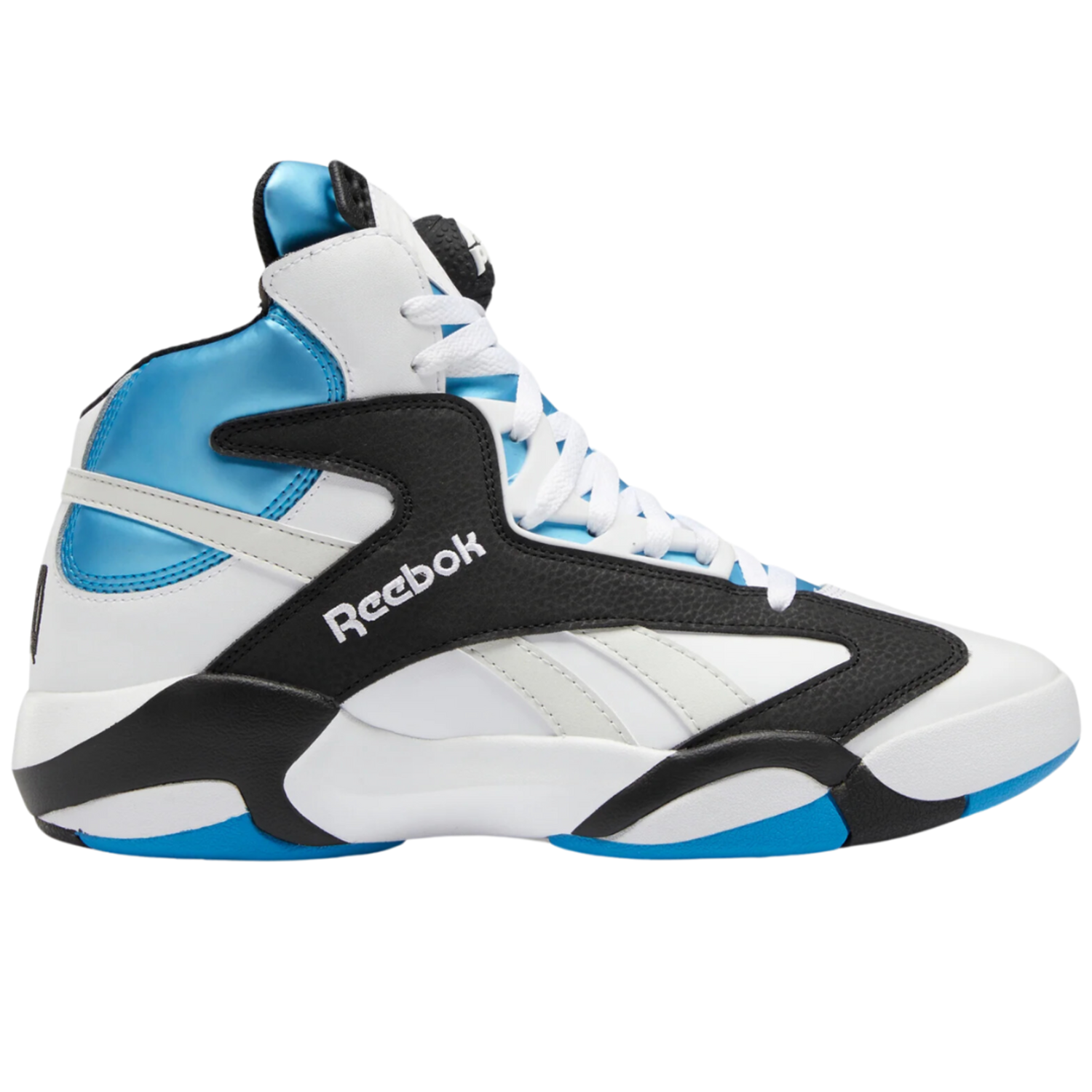 Reebok Men's Shaq Attaq FtwWht/Azure Kiddie Kobbler St Laurent