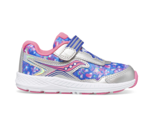 Saucony Ride 10 Jr Silver Pink Kids Shoes in Canada Kiddie Kobbler St Laurent