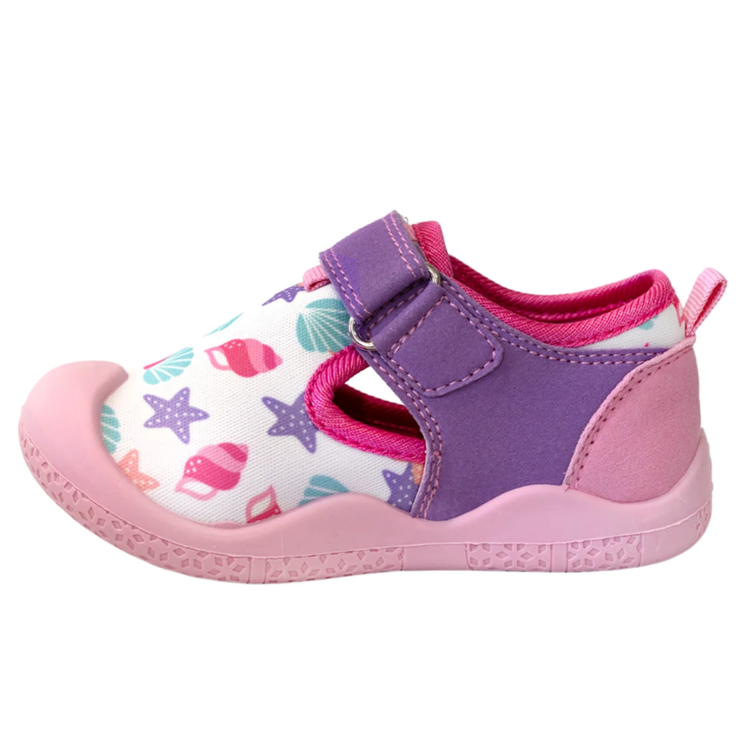 Robeez Robeez Water Shoe Seashells White