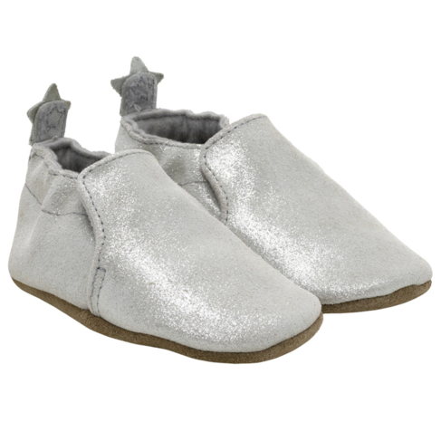 Robeez Soft Soles Pretty Pearl Silver (18-24M)