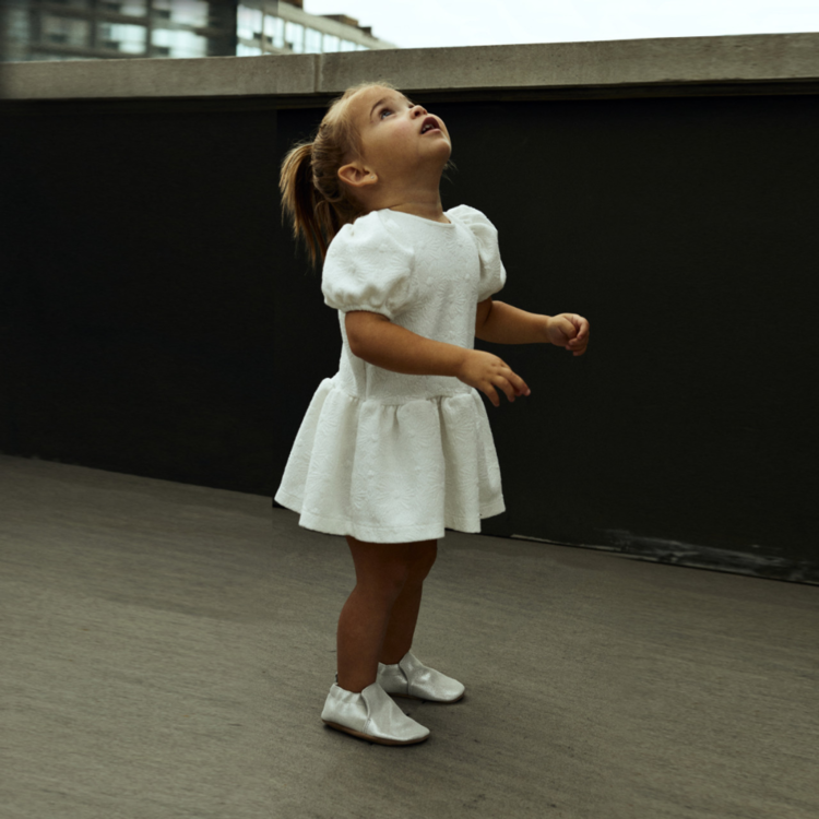 Robeez Robeez Soft Soles Pretty Pearl Silver