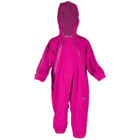J&K Splashy Fleece Lined One Piece Suit Hot Pink
