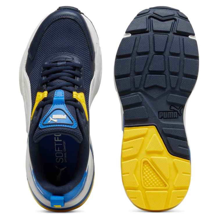 Puma Puma Vis2K Jr Club Navy/White/Yellow