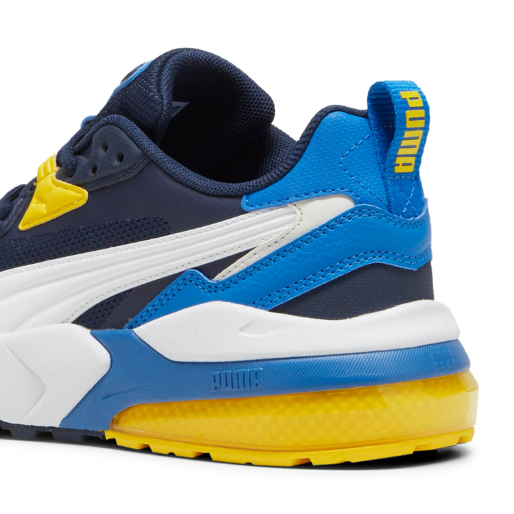 Puma Puma Vis2K Jr Club Navy/White/Yellow
