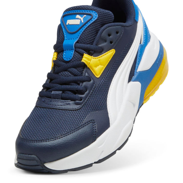 Puma Puma Vis2K Jr Club Navy/White/Yellow
