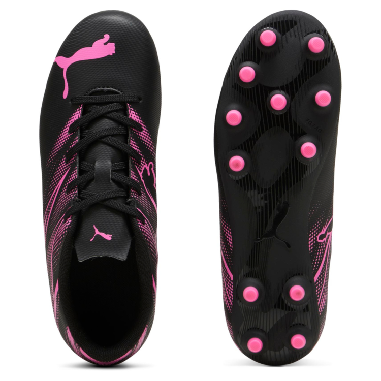 Puma Puma Attacanto FG Jr Black/Poison Pink