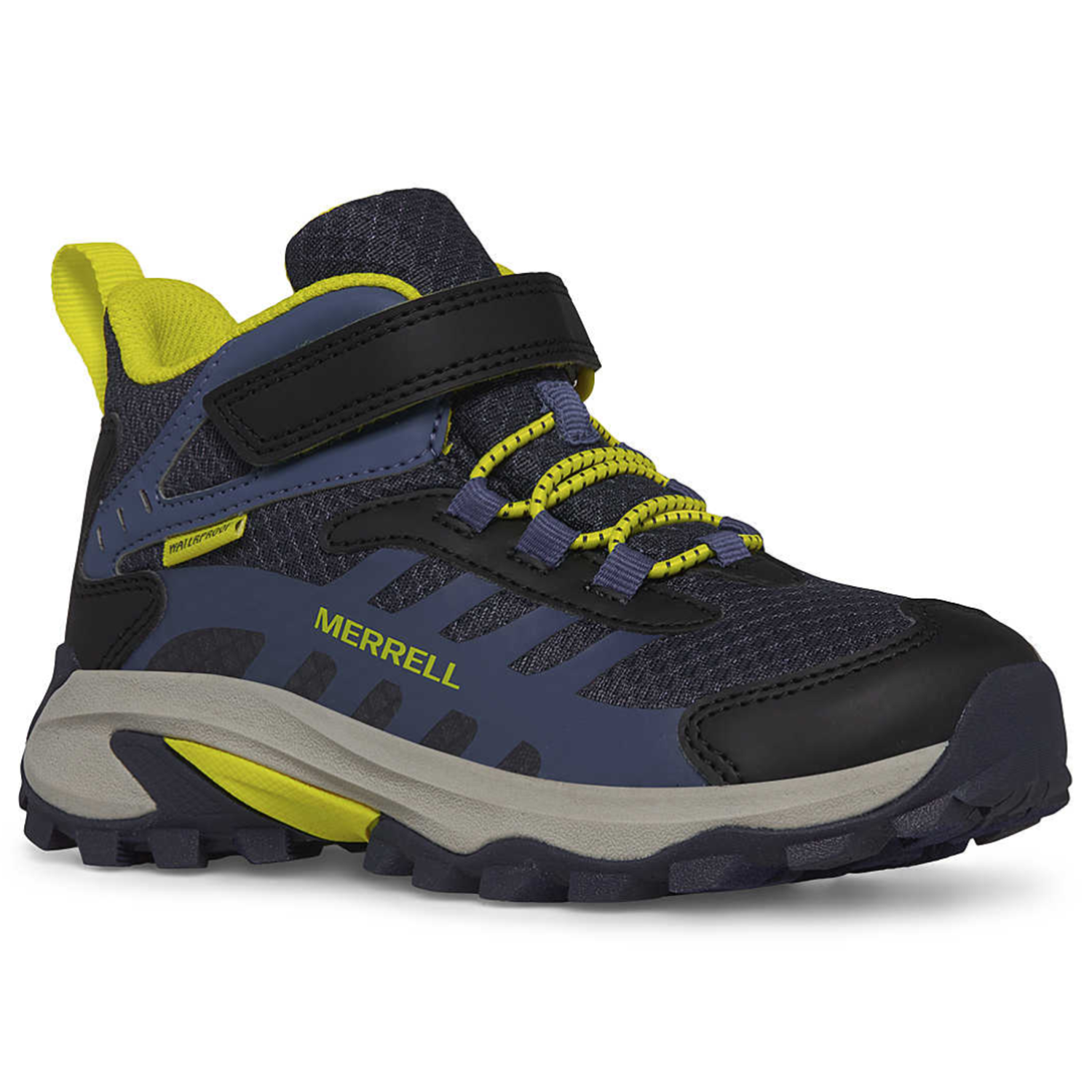 Merrell Moab Speed 2 Mid A C WTPF Navy Hi Viz Kiddie Kobbler St Laurent
