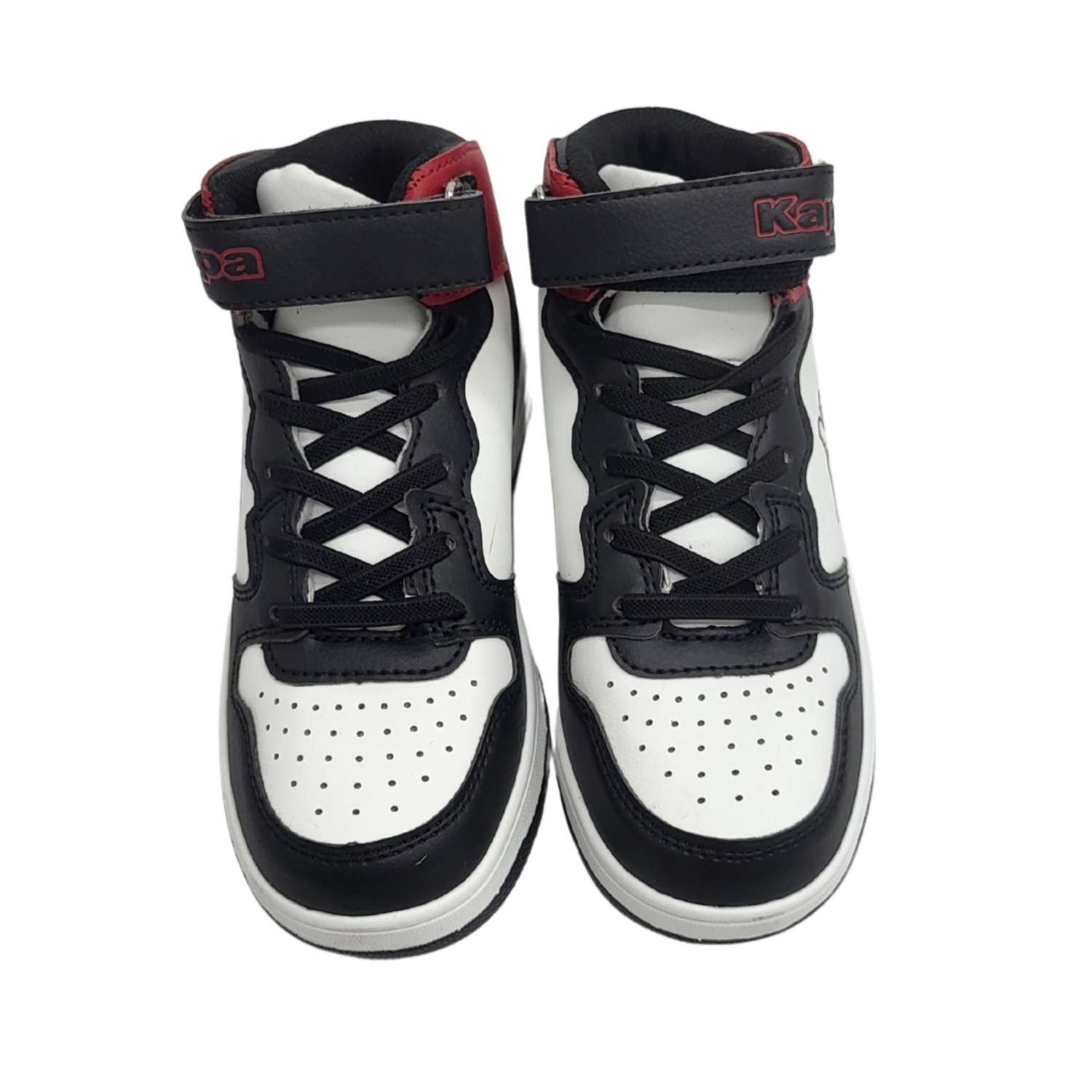 Kappa High Top Black Red Kiddie Kobbler St Laurent